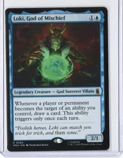Loki, God of Mischief 65 MSH Marvel Super Heroes Magic MTG NM *NON-FOIL* - Image 1
