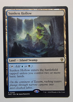 Sunken Hollow - Commander: Murders at Karlov 🔥B2G1 Coupon🔥 NM MTG - Image 1
