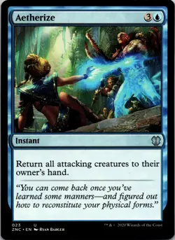 Aetherize 23 Uncommon Commander: Zendikar Rising MTG Near Mint - Image 1