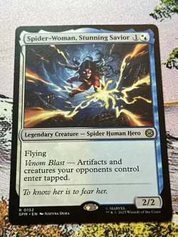 MTG - 1x Spider-Woman, Stunning Savior - Foil - Marvel's Spider-Man - Image 2