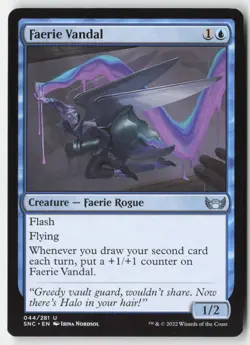 MTG - Faerie Vandal #44 - Regular - SNC Streets of New Capenna - Image 1