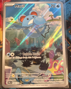 Marill 204/193 SV02 Paldea Evolved Illustration Rare Full Art Holo English - Image 1