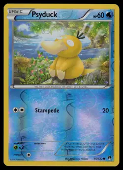 Psyduck 16/122 Common BREAKpoint Pokemon Reverse Holo Lightly Played - Image 1
