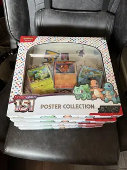 Pokemon 151 Poster Collection Box Sealed Brand New - Lot of 5 - Image 4