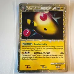 The Pokemon Company Ampharos PRIME 105/123 HGSS Holo Ultra Rare 2010 140HP - Image 1