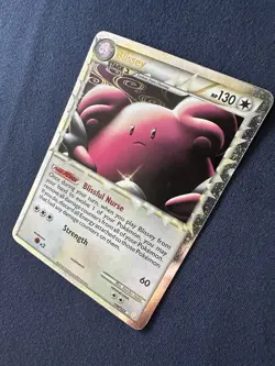 Pokemon Blissey Prime Heartgold & Soulsilver 106/123 Ultra Rare Holo Card MP - Image 2
