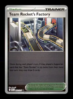 Team Rocket's Factory 203/217 Uncommon Ascended Heroes Pokemon Reverse Holo NM - Image 1