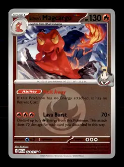 Ethan's Magcargo (Energy Symbol 024/217 Ascended Heroes Pokemon Reverse Holo NM - Image 1
