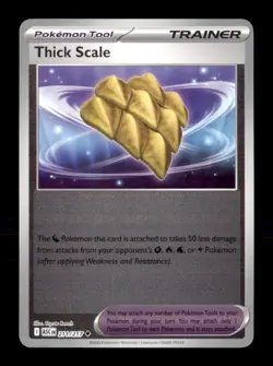 Thick Scale 211/217 Uncommon Ascended Heroes Pokemon Reverse Holo Near Mint - Image 1