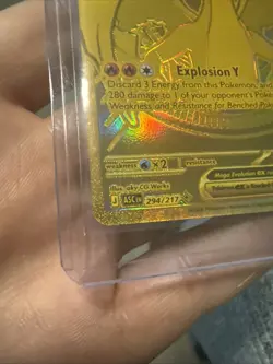 Mega Charizard Y ex 294/217 Me: Ascended Heroes Hyper Rare Pokemon TCG NM - Image 3