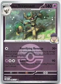 Hop's Trevenant (Poke Ball) 096/217 Rare Ascended Heroes Pokemon Reverse Holo NM - Image 1