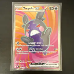 Pokemon TCG Pitch Black Morpeko EX Full Art Holo 102/084 NEW - Image 1