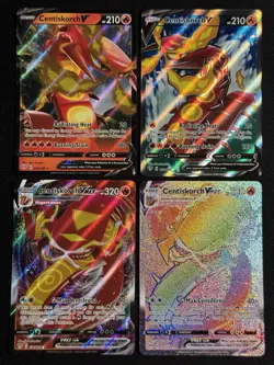 Pokemon TCG Darkness Ablaze Centiskorch Vmax 191/189 034/189 V 179/189 033/189 - Image 1