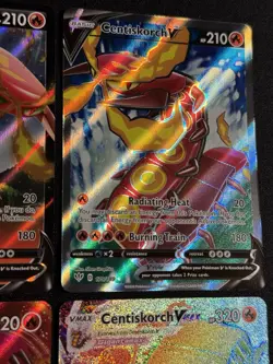Pokemon TCG Darkness Ablaze Centiskorch Vmax 191/189 034/189 V 179/189 033/189 - Image 3