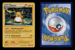 RAICHU (XY BREAKTHROUGH) (CRACKED ICE HOLO) HOLO RARE 49/162 LP POKEMON - Image 3