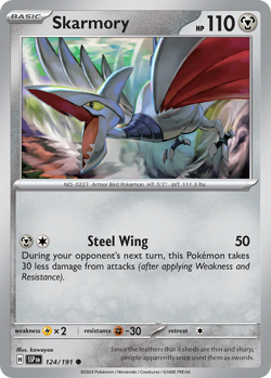Skarmory 124/191 Surging Sparks C Pokemon NM/M ENG - Image 4