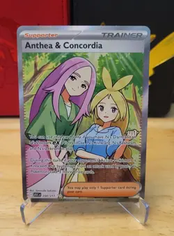 Anthea and Concordia 254/217 Ascended Heroes Pokemon TCG Full Art Trainer - Image 1