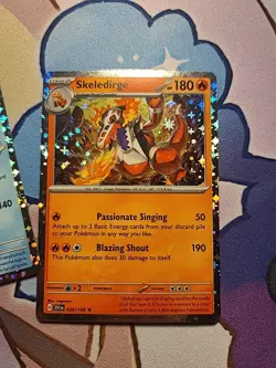 Pokemon Meowscarada Skeledirge Quaquaval Starlight Holo EU Exclusive - Image 4