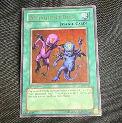 Yugioh Konami Delinquent Duo Magic Ruler MRL-039 1st Ed Ultra Rare EN - Image 1