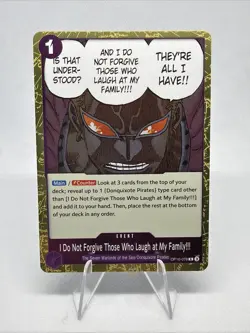 I Do Not Forgive Those Who Laugh at My Family!!! - Royal Blood (OP10) ENG Foil - Image 1