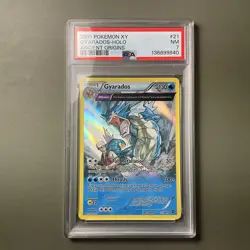 PSA 7 NM 2015 POKEMON XY ANCIENT ORIGINS #21 GYARADOS HOLO - Image 2