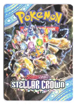 Galvantula Scarlet & Violet Stellar Crown Trainer Tips Build & Battle Insert A - Image 1