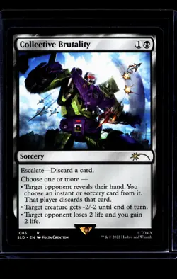 2022 MTG Magic The Gathering SLD Secret Lair Drop #1085 Collective Brutality - Image 1