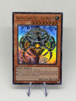 Arcana Force XXI - The World SUDA-AE091 Ultra Rare AE NM YuGiOh Card - Image 1