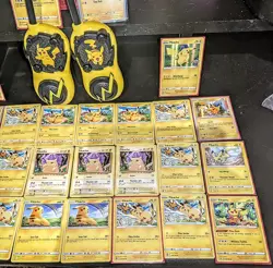 Huge 27-Card Pikachu Pokemon Lot + 2 Pikachu Walkie Talkies Bundle Pokemon Cards - Image 5