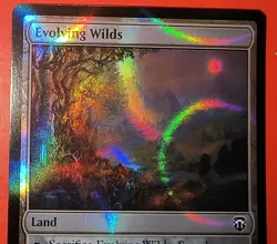 MTG: *EVOLVING WILDS* RIPPLE FOIL M3C/#340/ NM / COMMON /UNPLAYED - Image 2