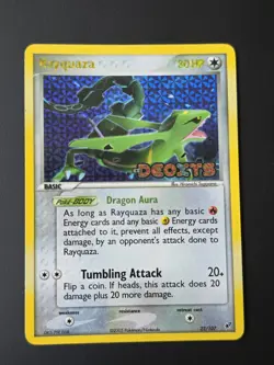 Pokemon Rayquaza EX Deoxys 22/107 Reverse Holo Rare Stamped - Image 1