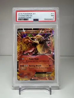 Pokemon TCG Charizard EX Card 11/83 Generations XY PSA 7 - Image 1