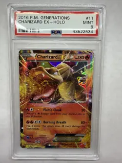 The Pokemon Company Charizard EX Generations 11/83 Holo Ultra Rare 180 HP PSA 9 - Image 1