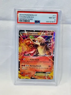 2016 Charizard EX Generations 11/83 PSA Graded 8 NM -Mint Holo - Image 2