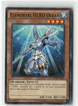 2x Elemental HERO Ocean SDHS-EN002 Common Unlimited LP *Free Shipping on $5+ - Image 4