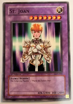 St. Joan LON-045 Labyrinth of Nightmare Yu-Gi-Oh 1st Edition LP - Image 1