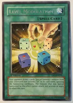 YuGiOh - Level Modulation - DP2-EN019 1st Edition - Rare - LP - Image 1