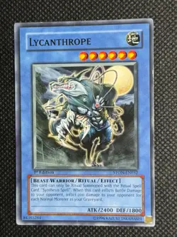 Lycanthrope STON-EN032 Common Strike of Neos Yu-Gi-Oh 1st Edition MP - Image 1