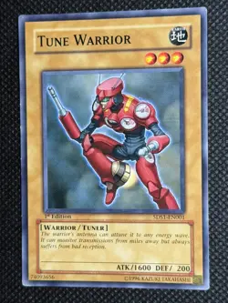 Tune Warrior 5DS1-EN001 Common 5D's 2008 Starter Deck Yu-Gi-Oh 1st Edition LP - Image 1