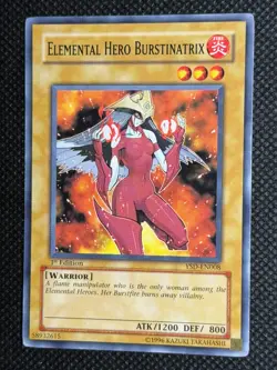 Elemental Hero Burstinatrix YSD-EN008 Starter Deck 2006 Yu-Gi-Oh 1st Edition LP - Image 1