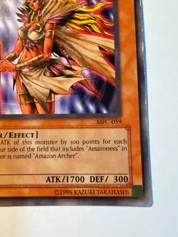 Amazoness Paladin MFC-059 Common Magician's Force Yu-Gi-Oh 1st Edition LP - Image 5