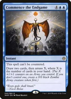 1x Commence the Endgame NM Eng MTG - War of the Spark - Image 1
