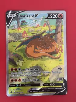 Pokemon TCG Charizard V SWSH260 Sword & Shield Promo Full Art Holo English - Image 1