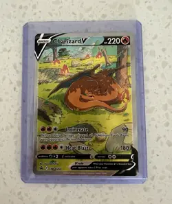 Pokemon TCG Charizard V SWSH260 Sword & Shield Promo Holo English 220HP - Image 1