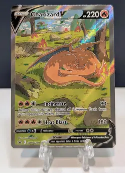 Pokemon TCG Charizard V SWSH260 Sword & Shield Promo Full Art Holo English - Image 1