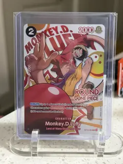 Round 1 MONKEY D LUFFY One Piece TCG Promo OP16-095 - ENGLISH - NM/MT - Image 1