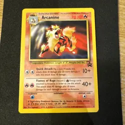 Pokemon TCG- Arcanine #6 WOTC Black Star Promo - Image 1