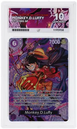 Monkey.D.Luffy ST26-005 SP Adventure on Kami's Island Foil ACE 10 - Image 1