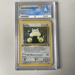 1999 POKEMON JUNGLE 1ST ED - #11 SNORLAX-HOLO - ACE 6 - NOT PSA. REGRADABLE - Image 1