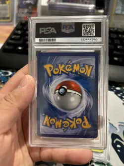 2000 POKEMON ROCKET #5 DARK DRAGONITE-HOLO PSA 6 Big swirl - Image 2